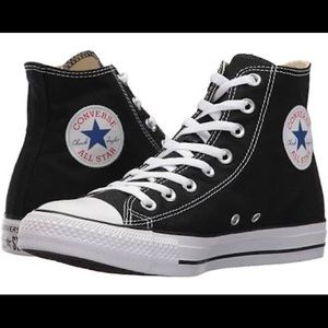 Black hightop converse (not taking offers at this moment)